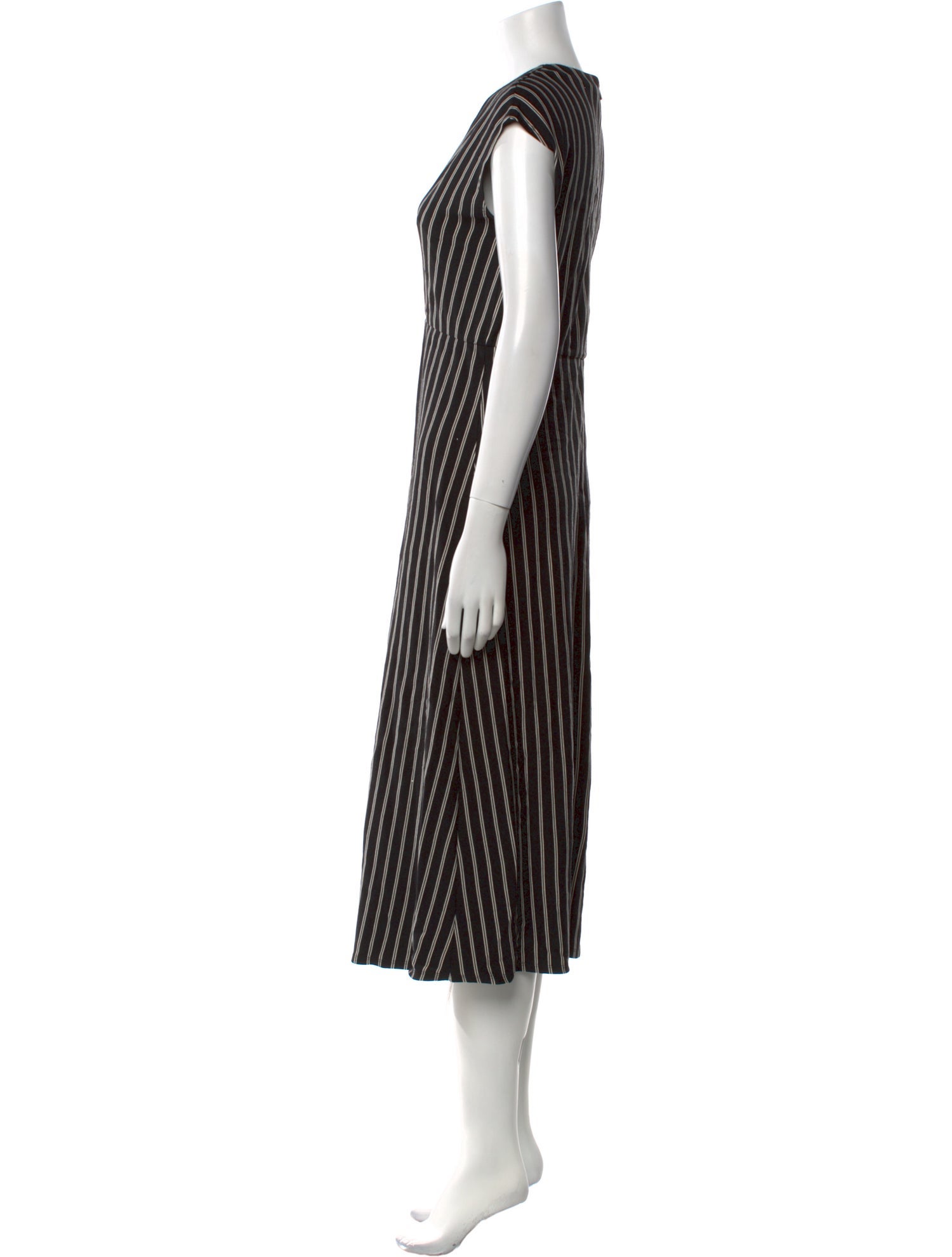 Max Mara Leisure Striped Midi Length Dress