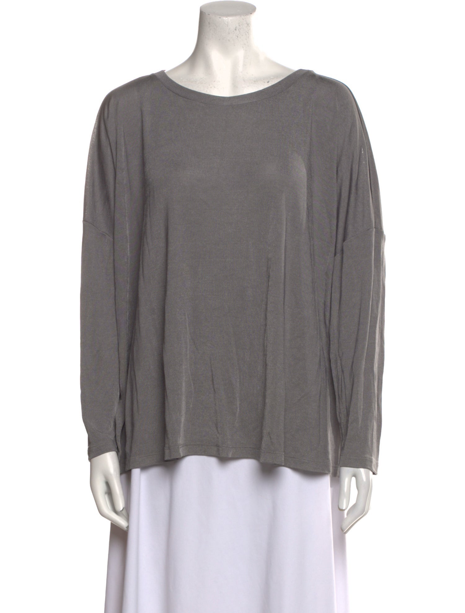 Max Mara Leisure Silk Scoop Neck Top