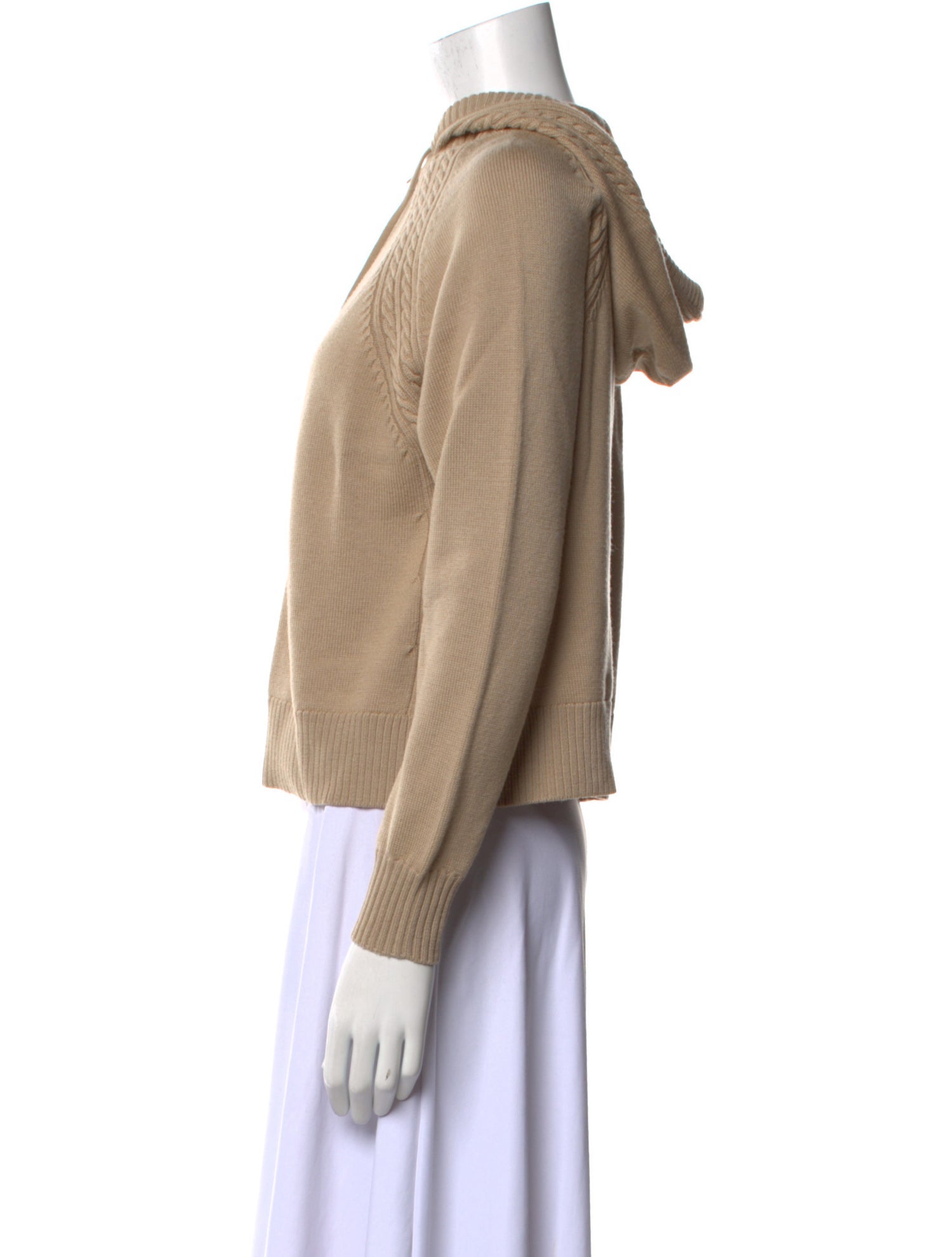 Max Mara Leisure Mock Neck Long Sleeve Sweatshirt