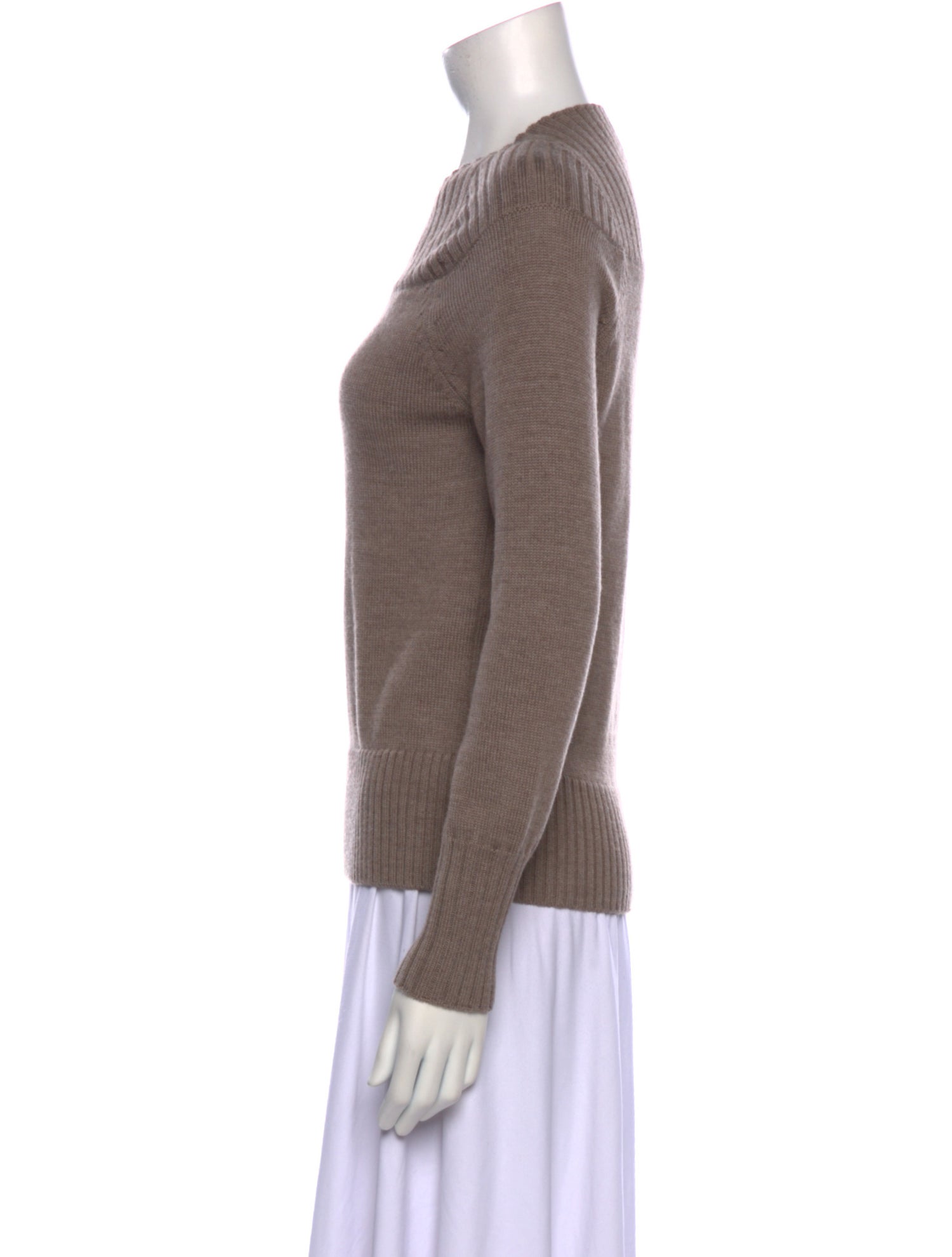 Max Mara Leisure Virgin Wool V-Neck Sweater