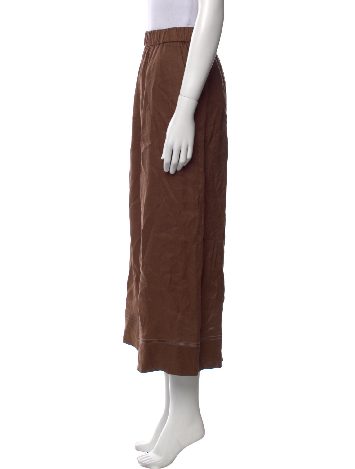 Max Mara Leisure Linen Wide Leg Pants