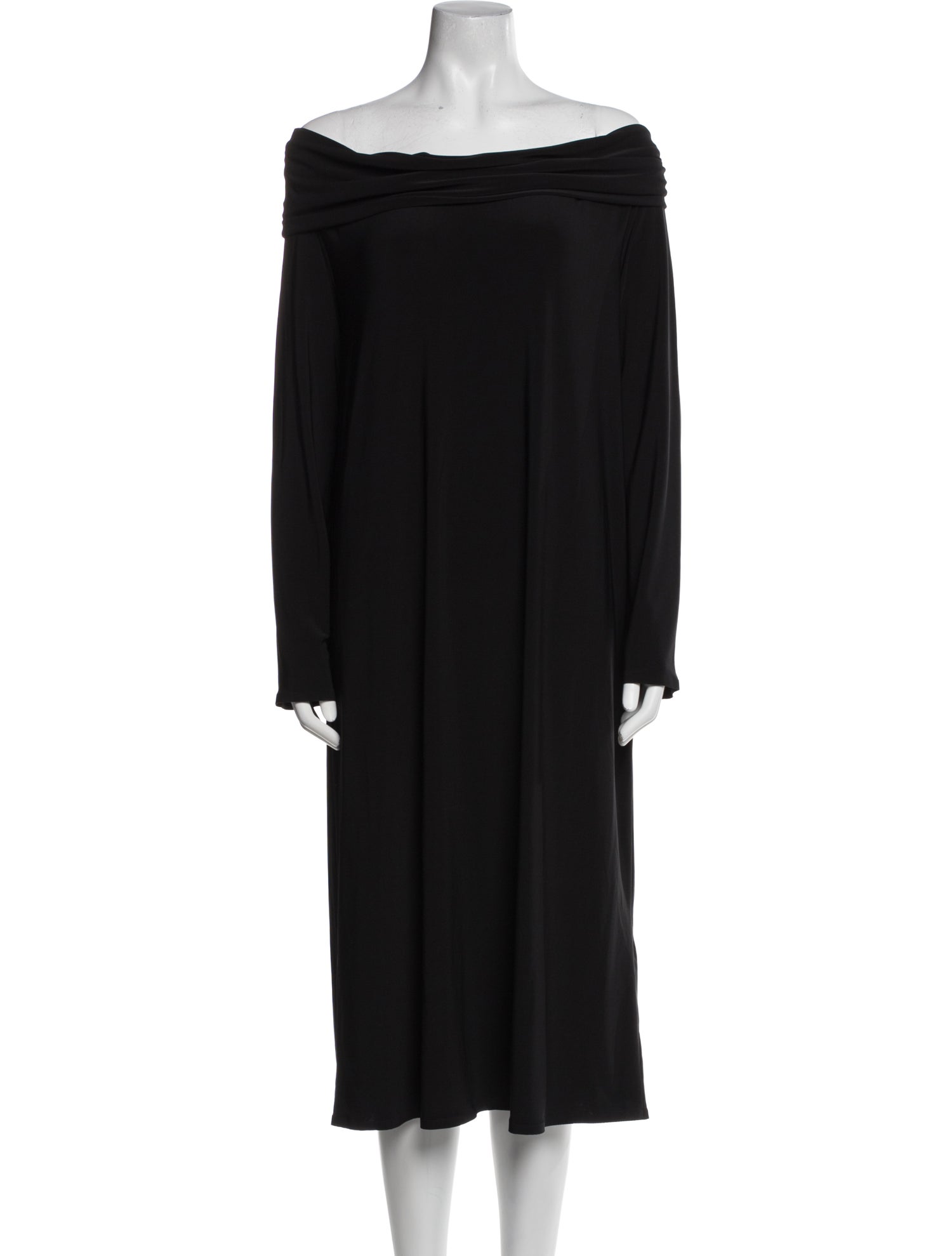 Max Mara Leisure Off-The-Shoulder Midi Length Dress