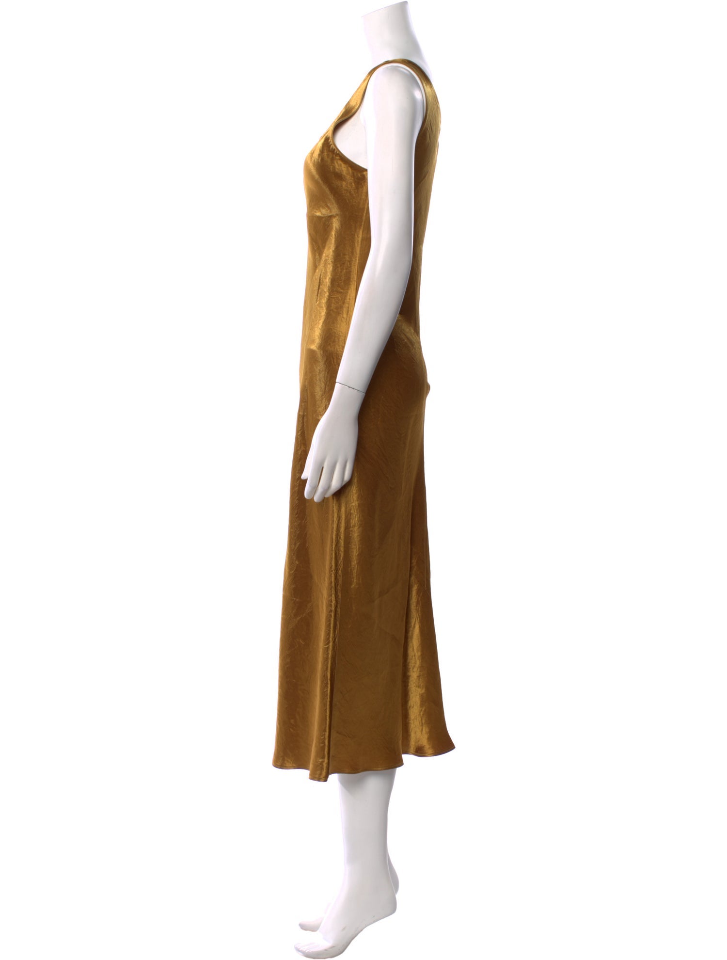 Max Mara Leisure Satin Midi Length Dress