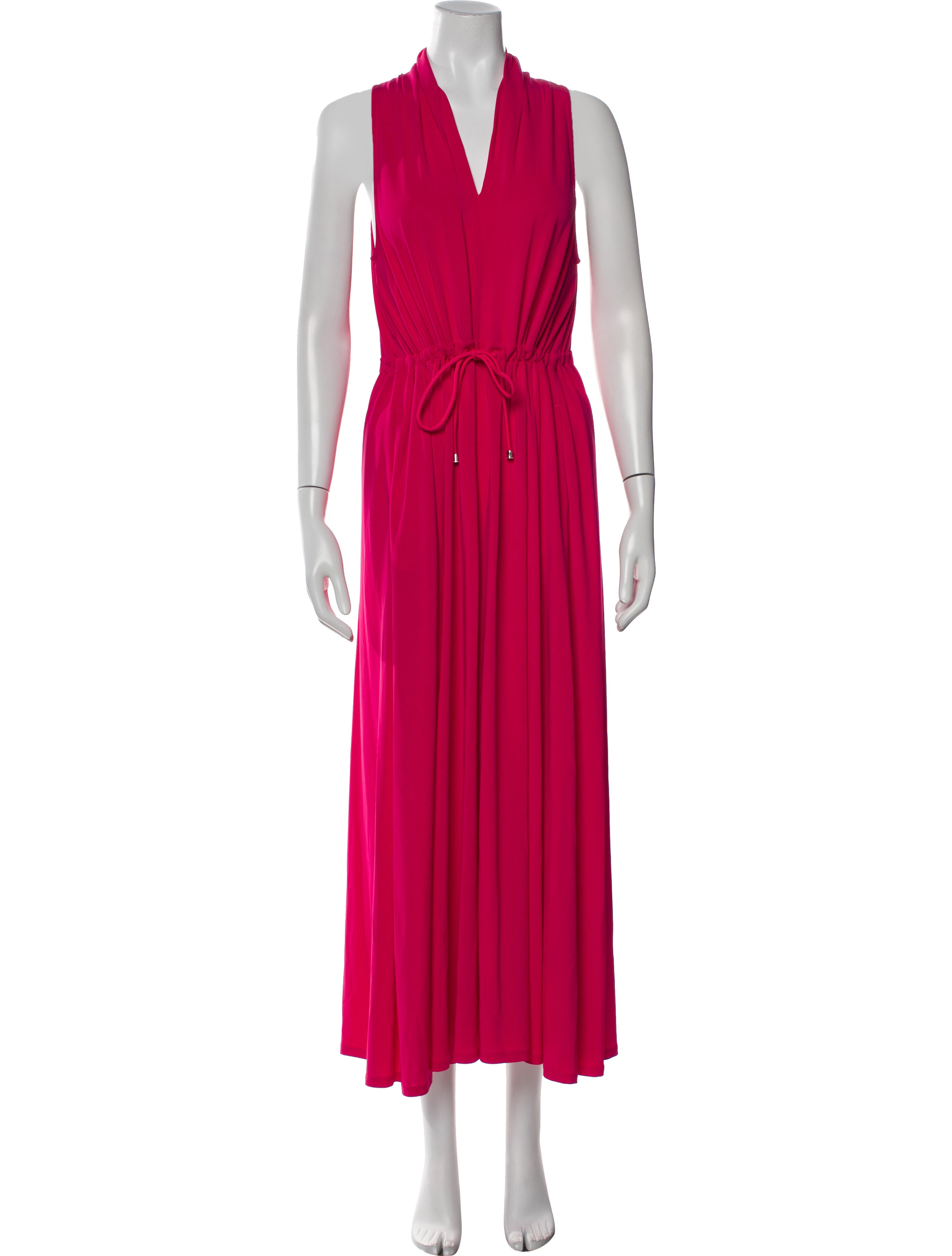 Max Mara Leisure V-Neck Long Dress