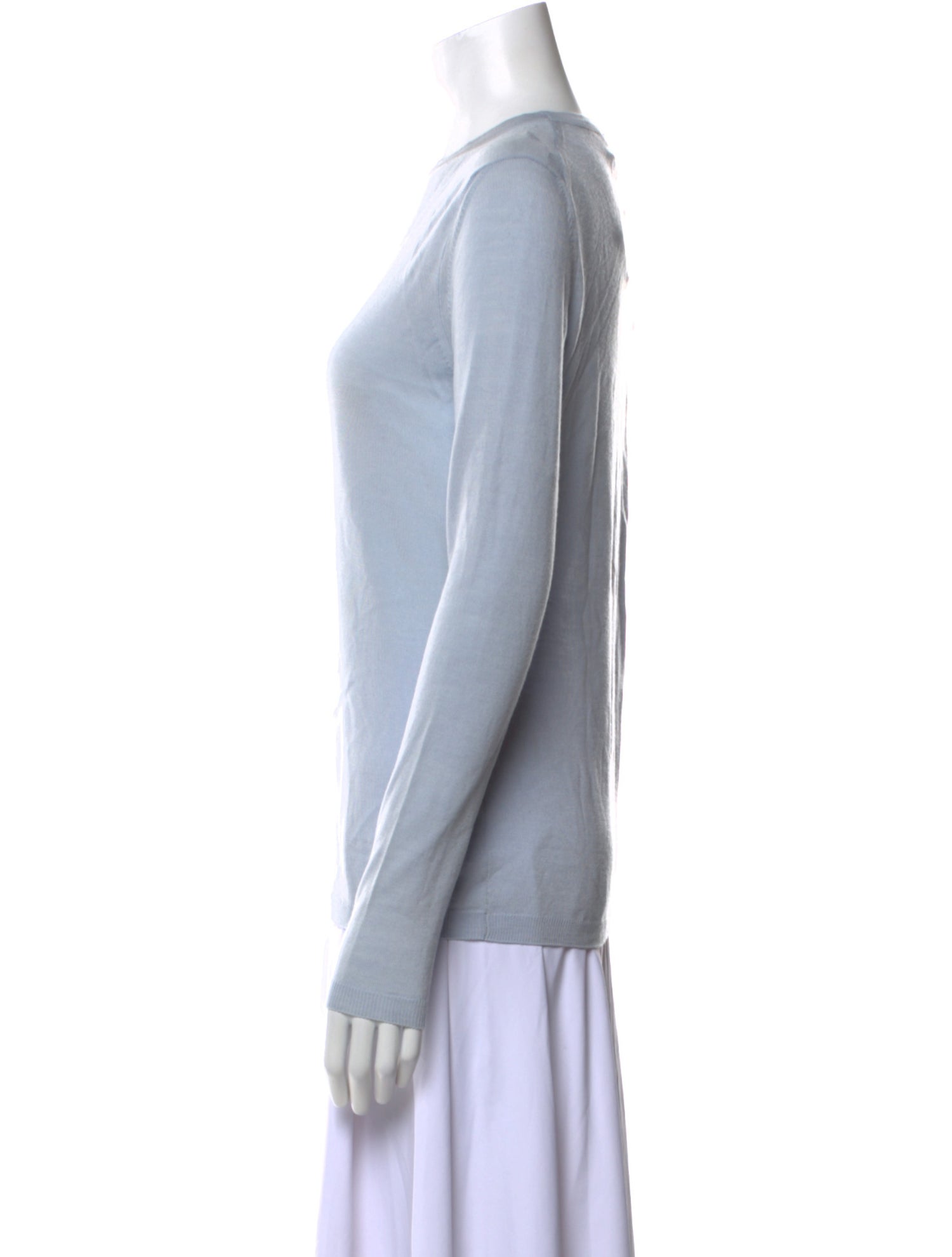 Max Mara Leisure Virgin Wool Crew Neck Sweater