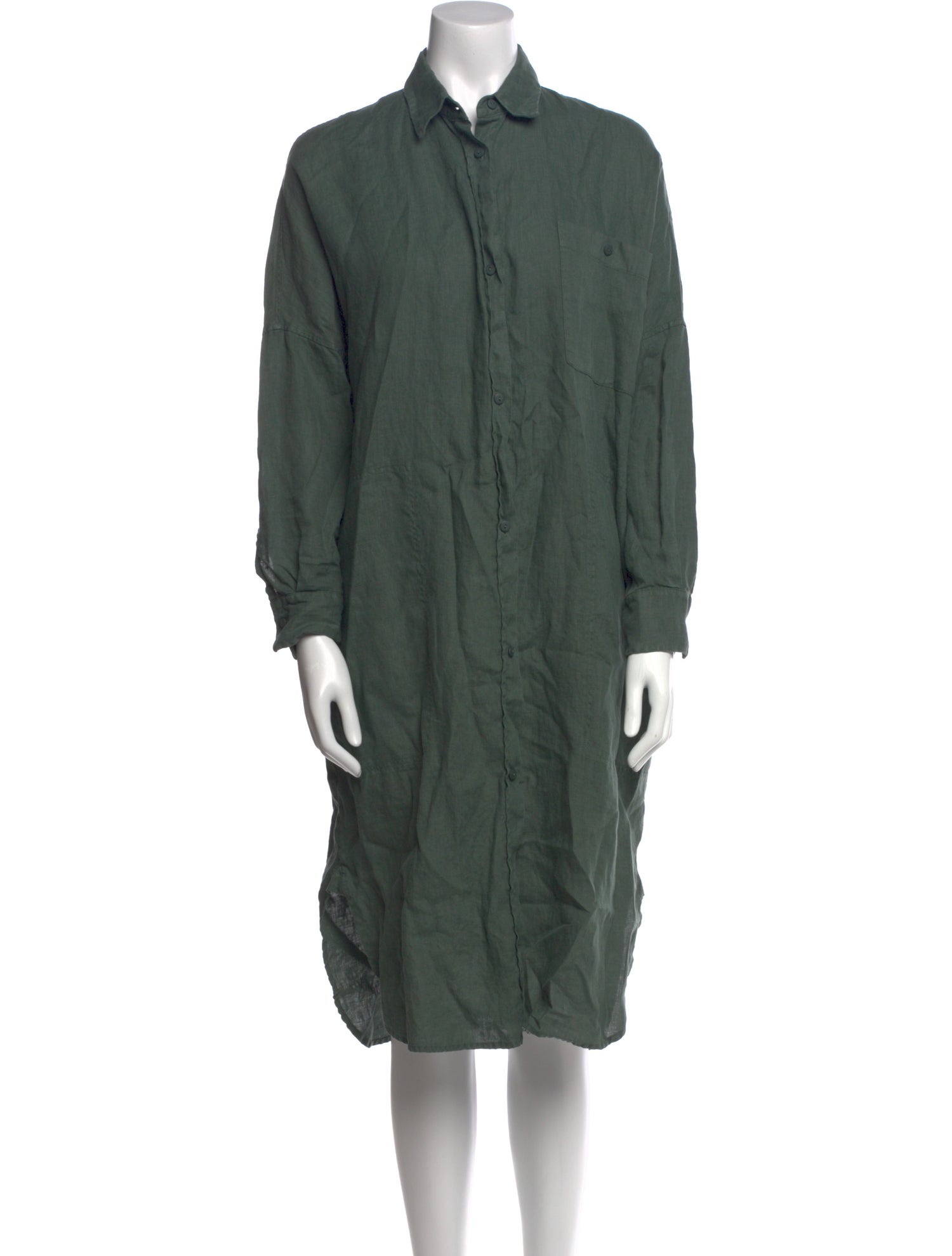 Max Mara Leisure Linen Midi Length Dress