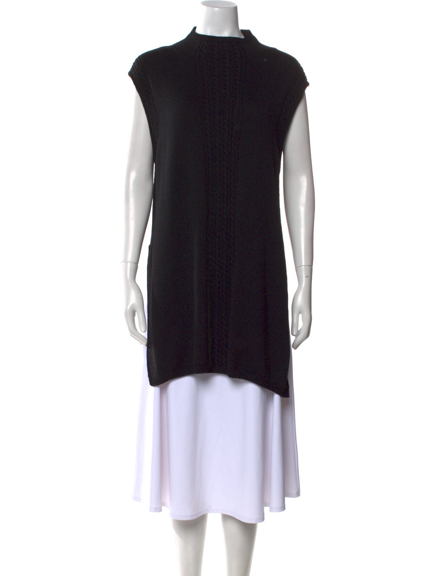 Max Mara Leisure Virgin Wool Mock Neck Sweater