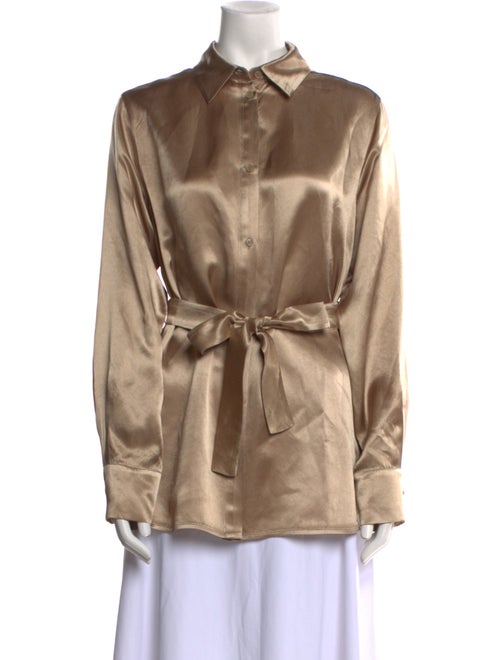 Max Mara Leisure Long Sleeve Button-Up Top