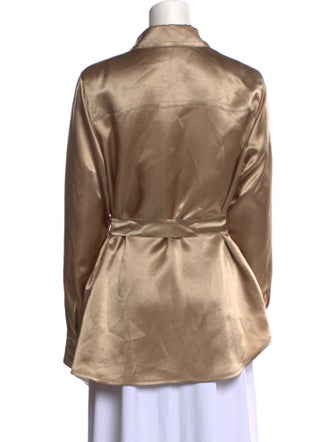 Max Mara Leisure Long Sleeve Button-Up Top