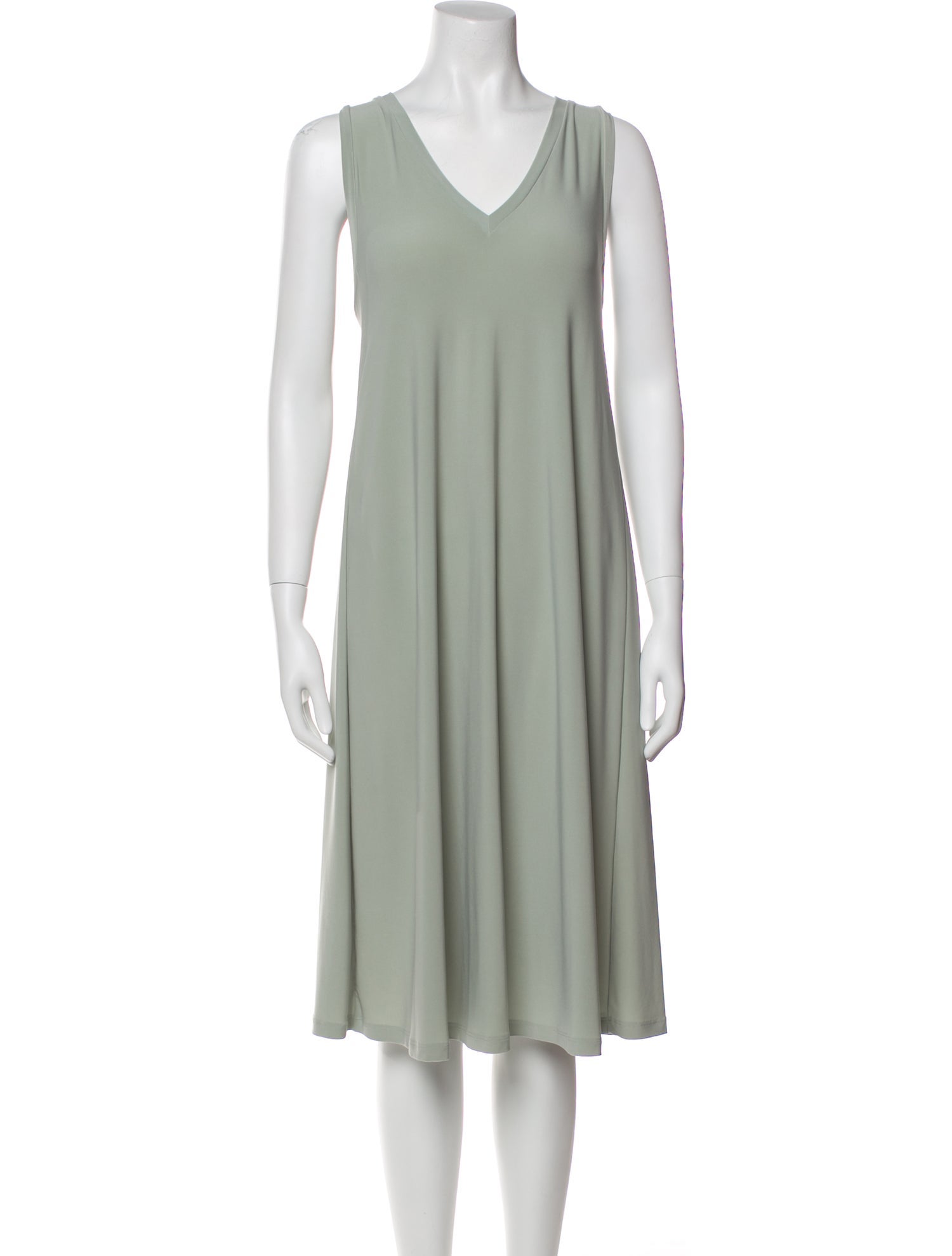 Max Mara Leisure V-Neck Midi Length Dress