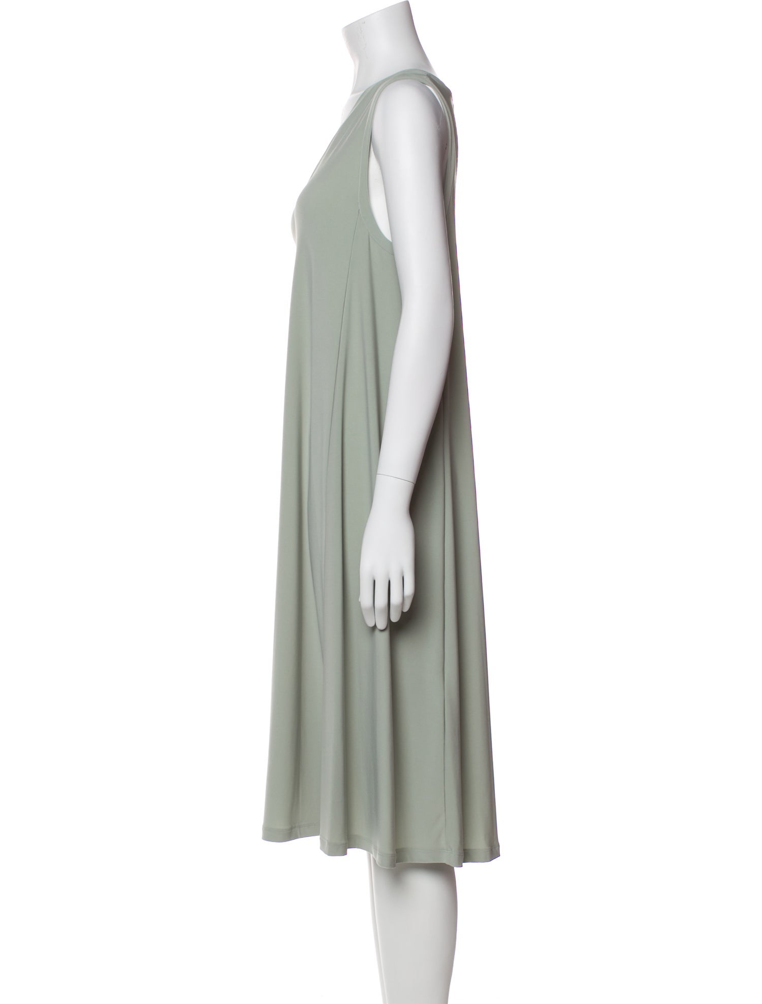 Max Mara Leisure V-Neck Midi Length Dress