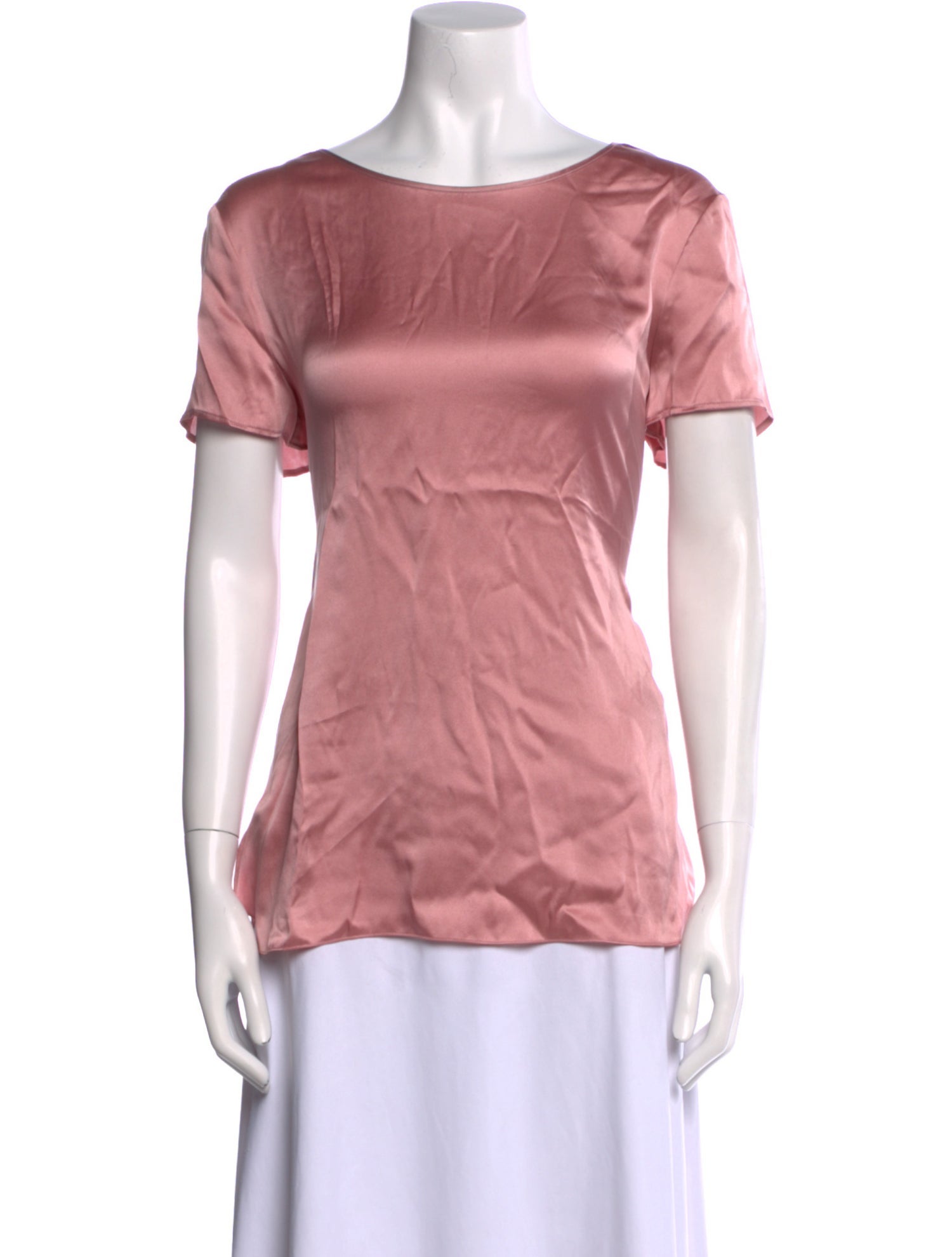 Max Mara Leisure Silk Bateau Neckline Blouse w/ Tags