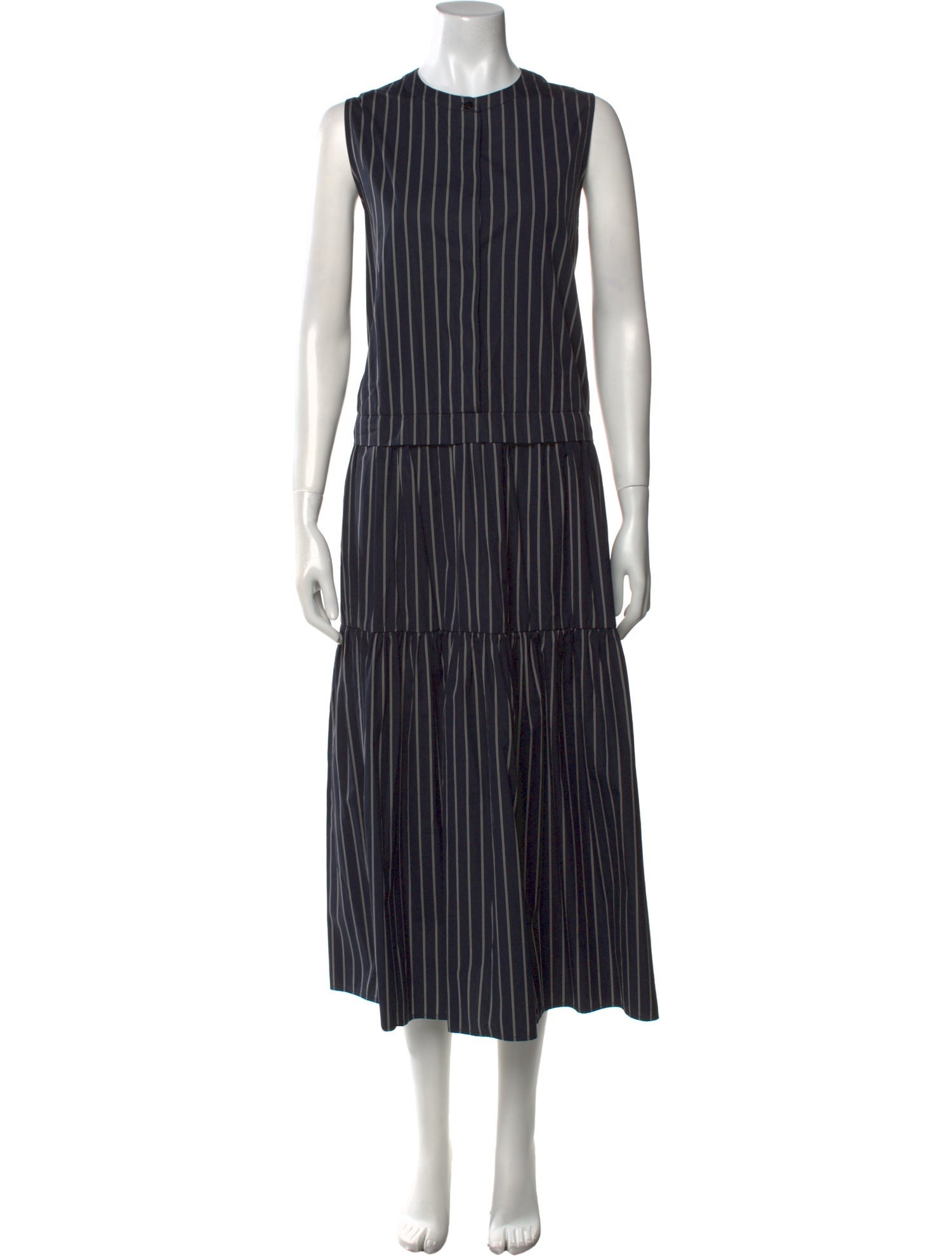 Max Mara Leisure Striped Long Dress