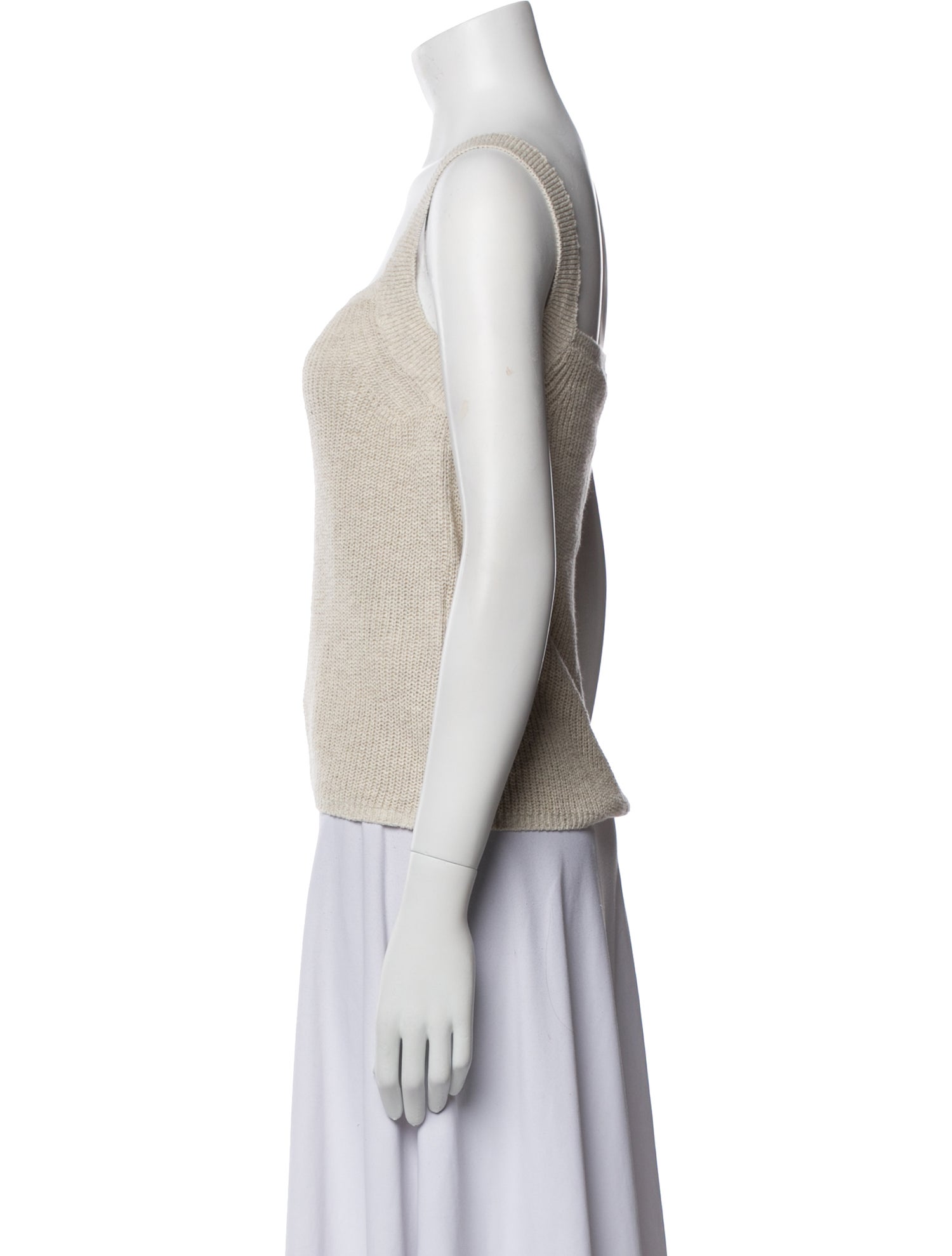 Max Mara Leisure Square Neckline Sleeveless Crop Top