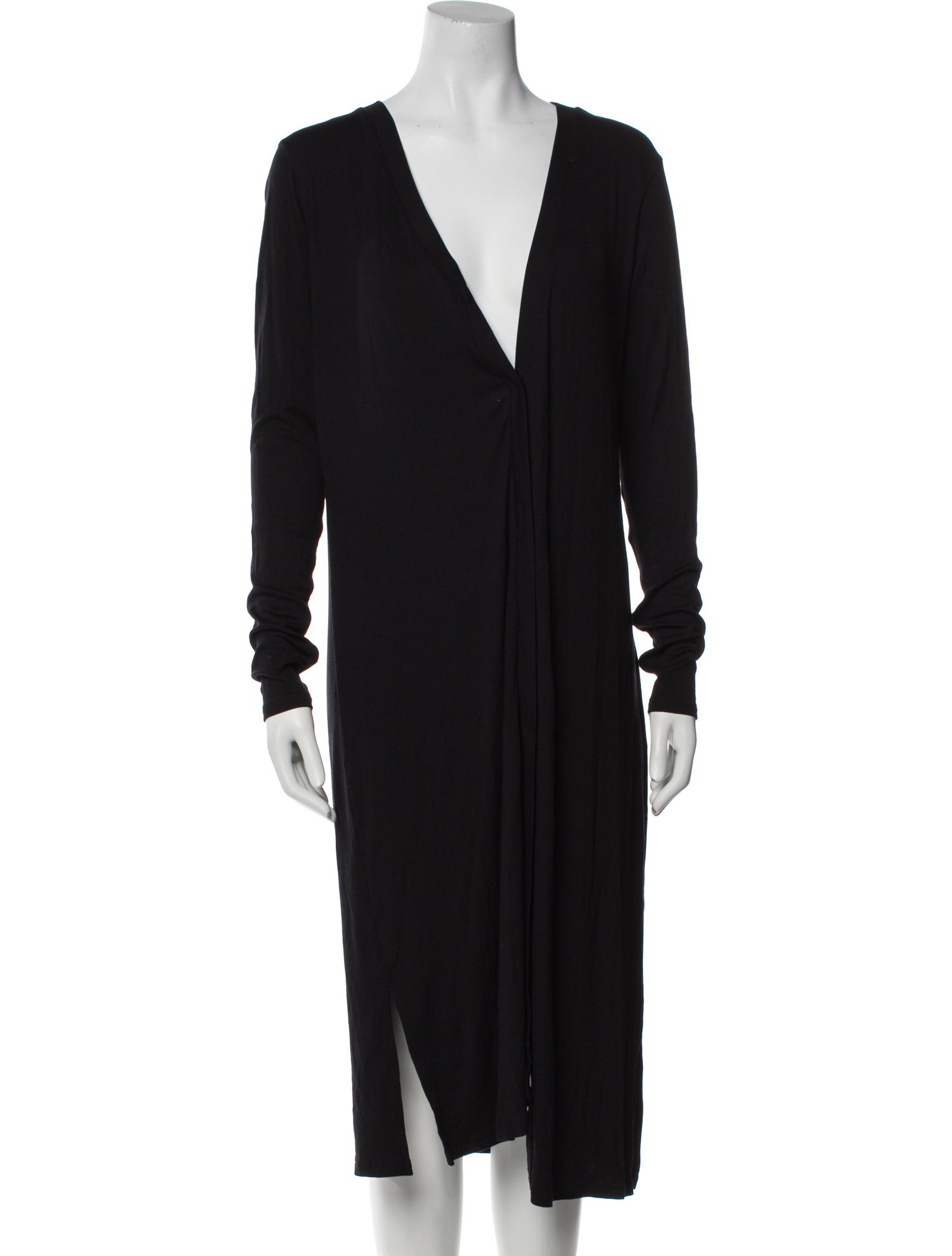 Max Mara Leisure V-Neck Midi Length Dress