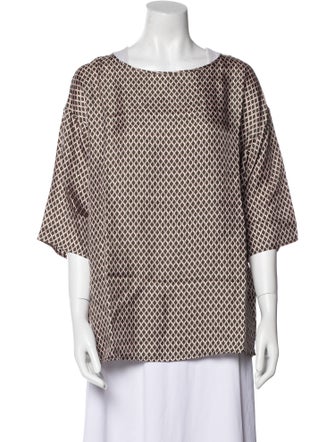 Max Mara Leisure Silk Printed Pajamas