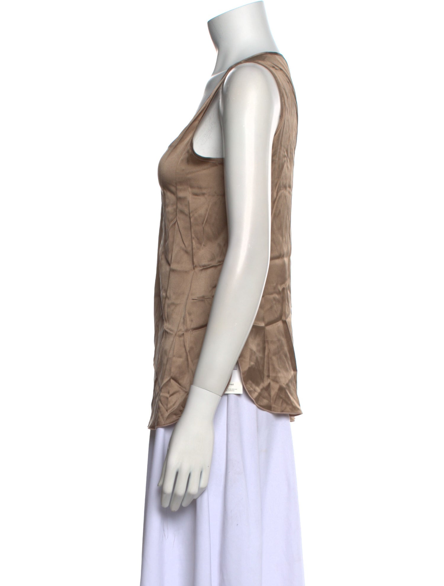 Max Mara Leisure Silk Scoop Neck Top