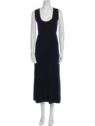Max Mara Leisure Scoop Neck Long Dress