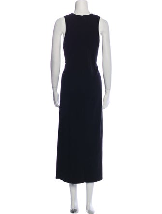 Max Mara Leisure Scoop Neck Long Dress