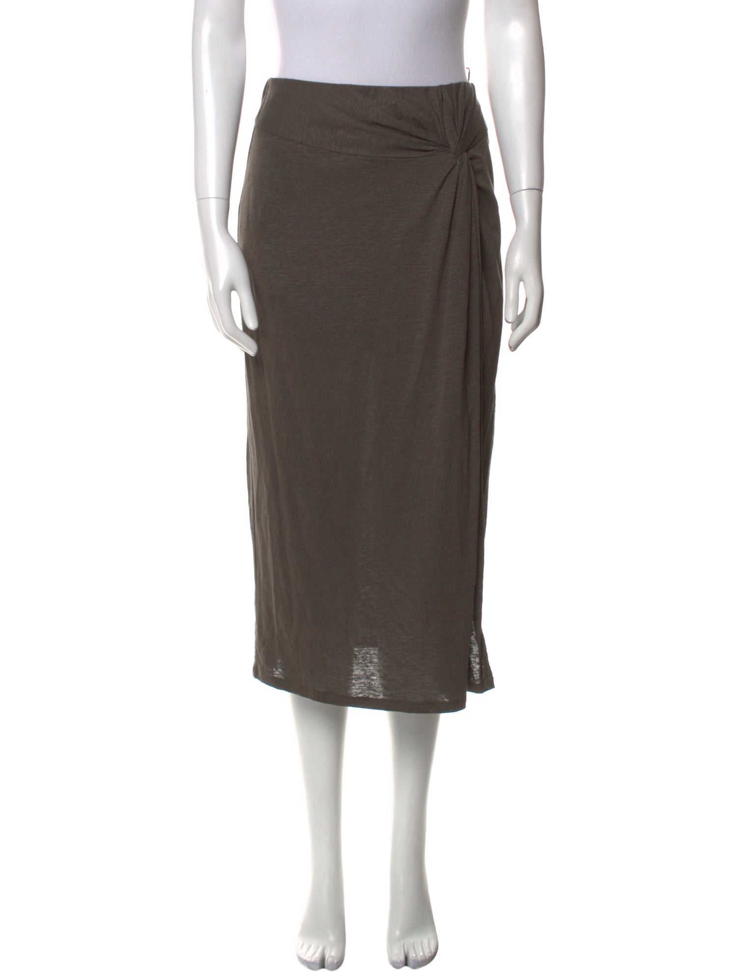 Max Mara Leisure Linen Midi Length Skirt