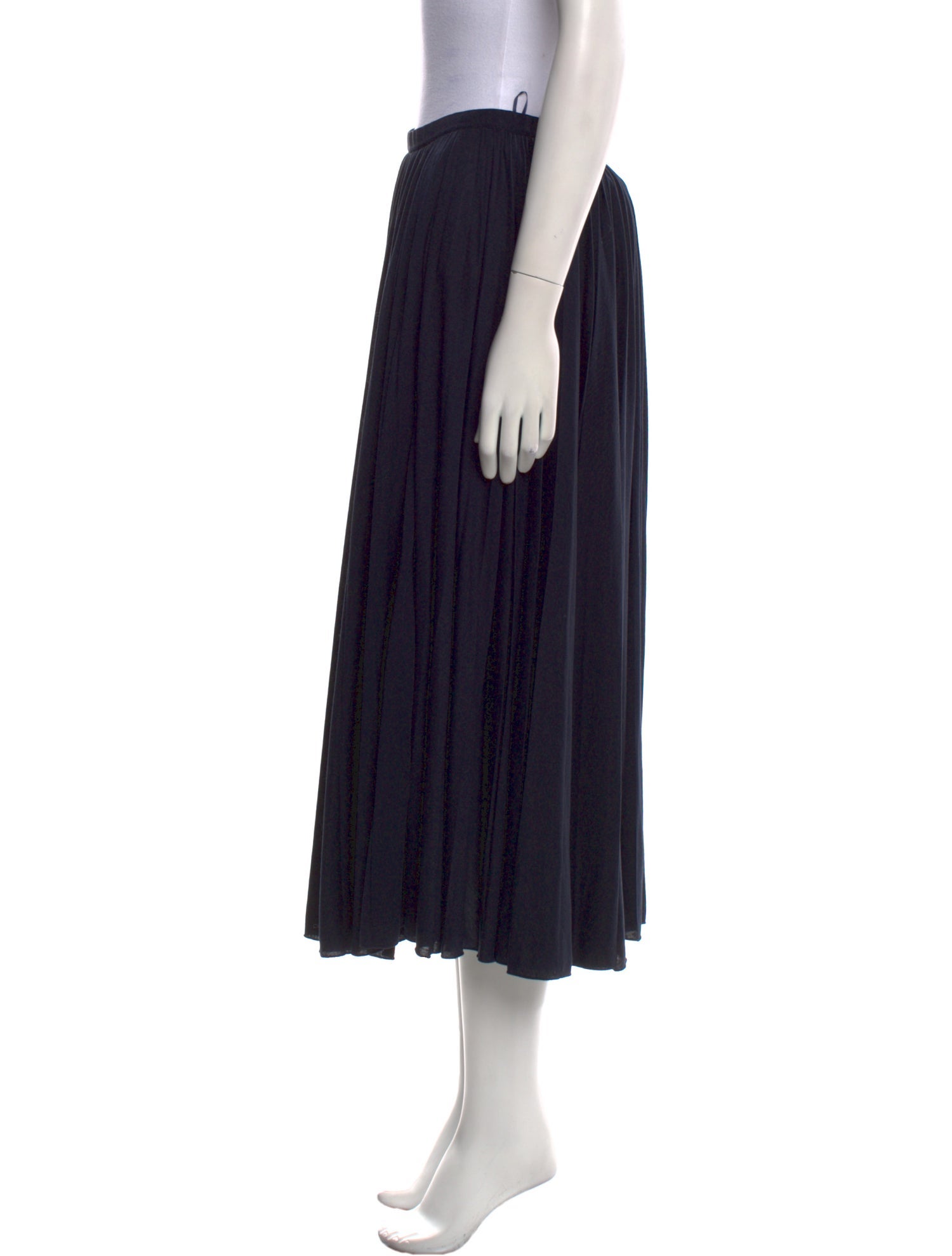 Max Mara Leisure Pleated Accents Midi Length Skirt