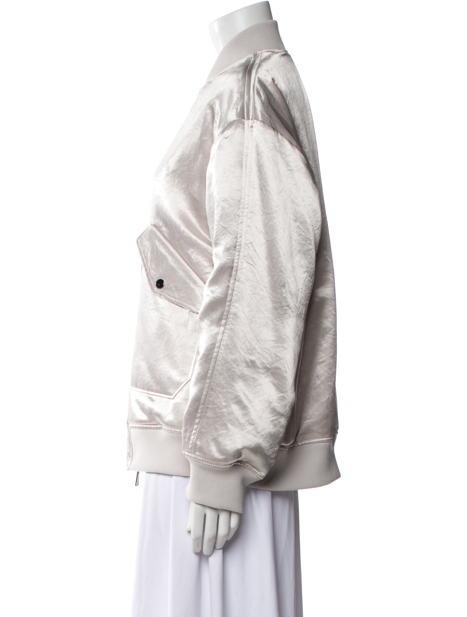 Max Mara Leisure Silk Bomber Jacket