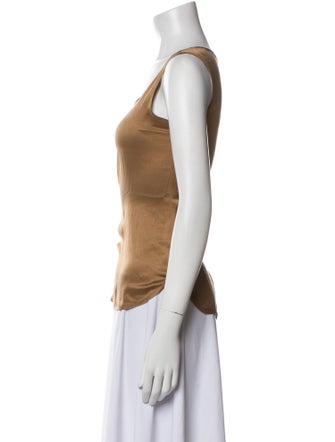 Max Mara Leisure Scoop Neck Sleeveless Top