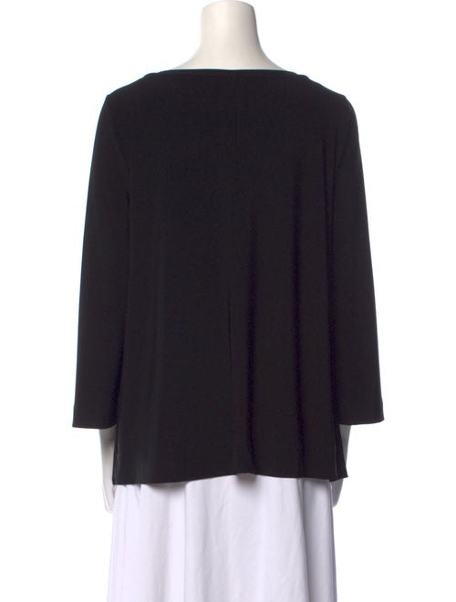 Max Mara Leisure Scoop Neck Three-Quarter Sleeve Top