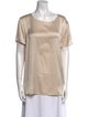 Max Mara Leisure Silk Scoop Neck T-Shirt