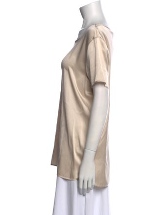 Max Mara Leisure Silk Scoop Neck T-Shirt