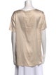 Max Mara Leisure Silk Scoop Neck T-Shirt