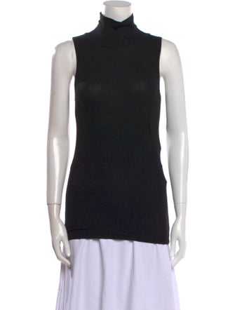 Max Mara Leisure Virgin Wool Turtleneck Top