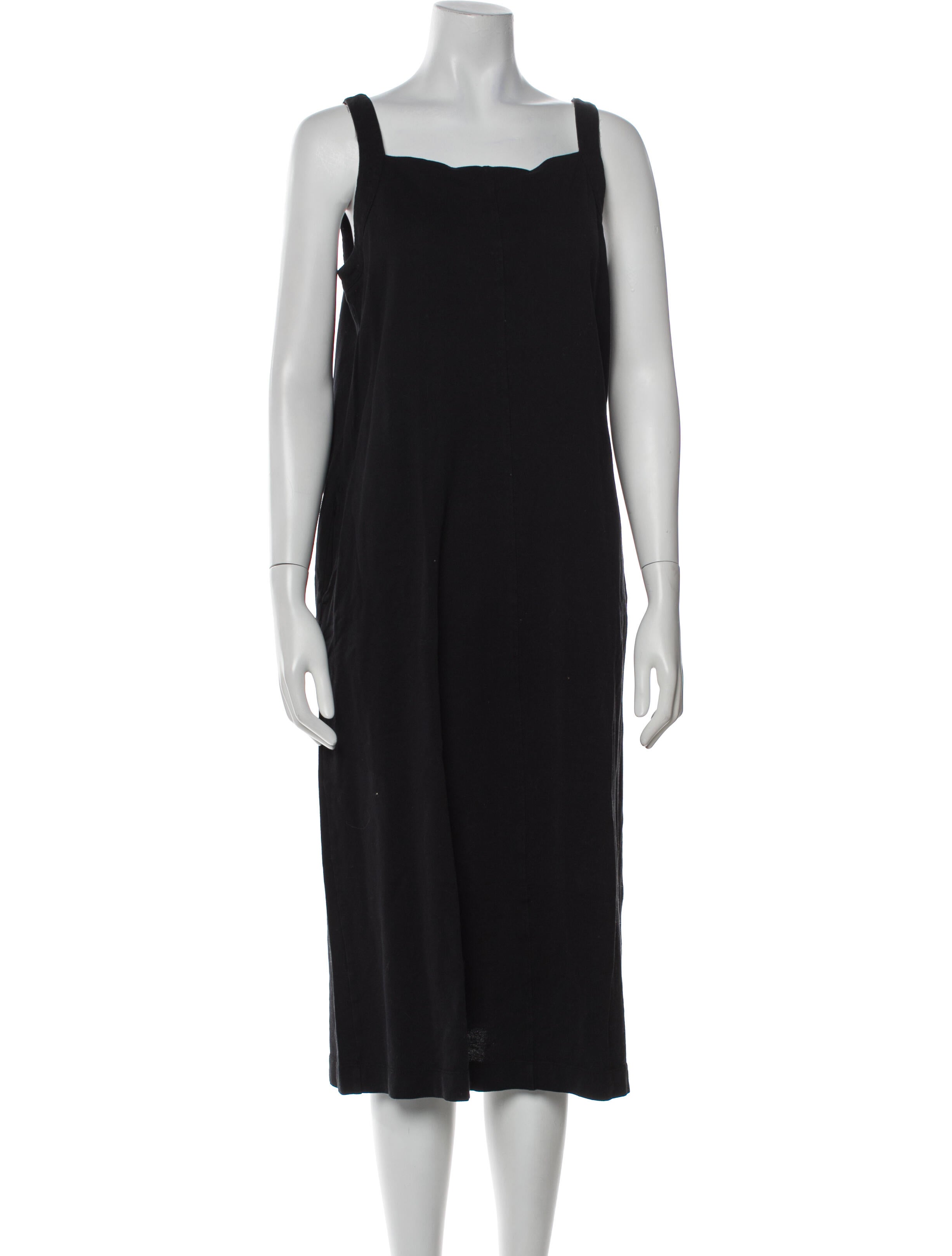 Max Mara Leisure Square Neckline Midi Length Dress