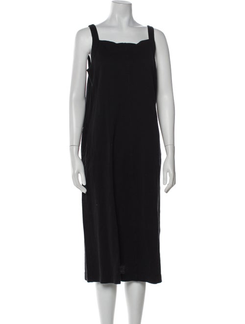 Max Mara Leisure Square Neckline Midi Length Dress