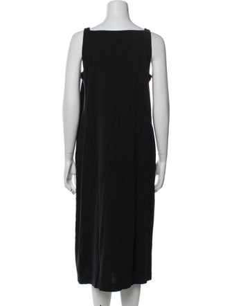 Max Mara Leisure Square Neckline Midi Length Dress