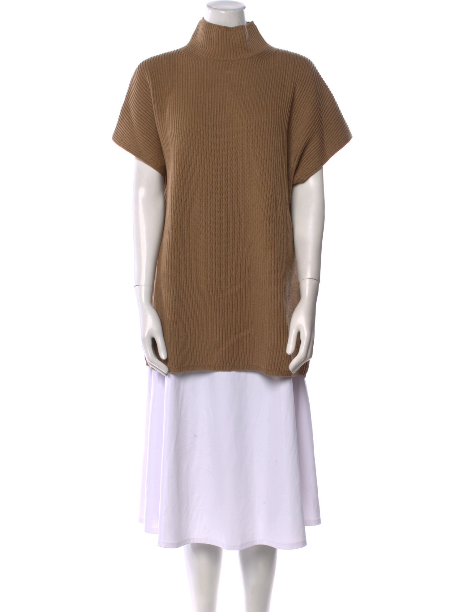 Max Mara Leisure Wool Mock Neck Sweater