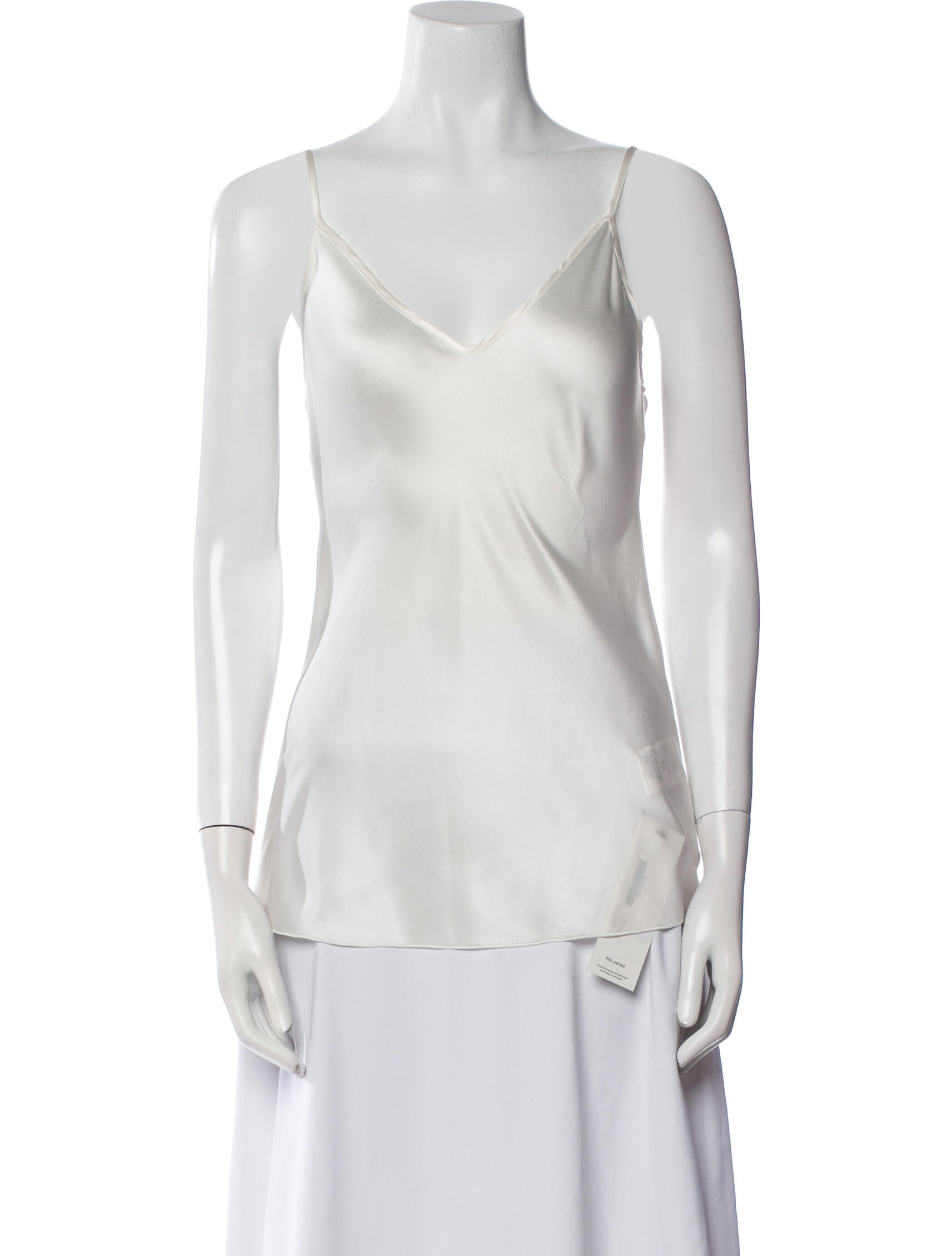 Max Mara Leisure Silk V-Neck Top w/ Tags