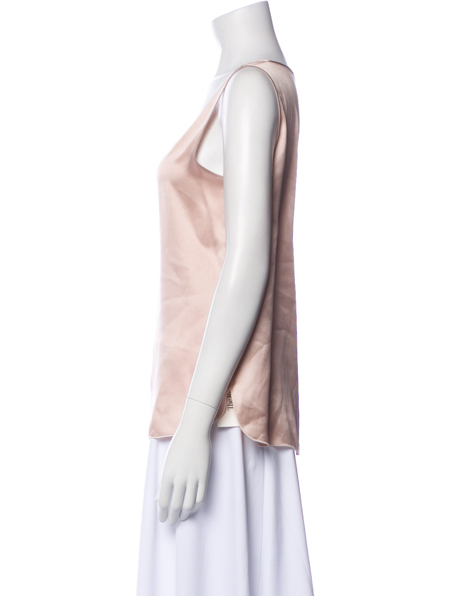 Max Mara Leisure Silk Scoop Neck Top