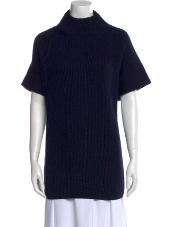 Max Mara Leisure Wool Mock Neck Sweater