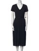 Max Mara Leisure V-Neck Knee-Length Dress