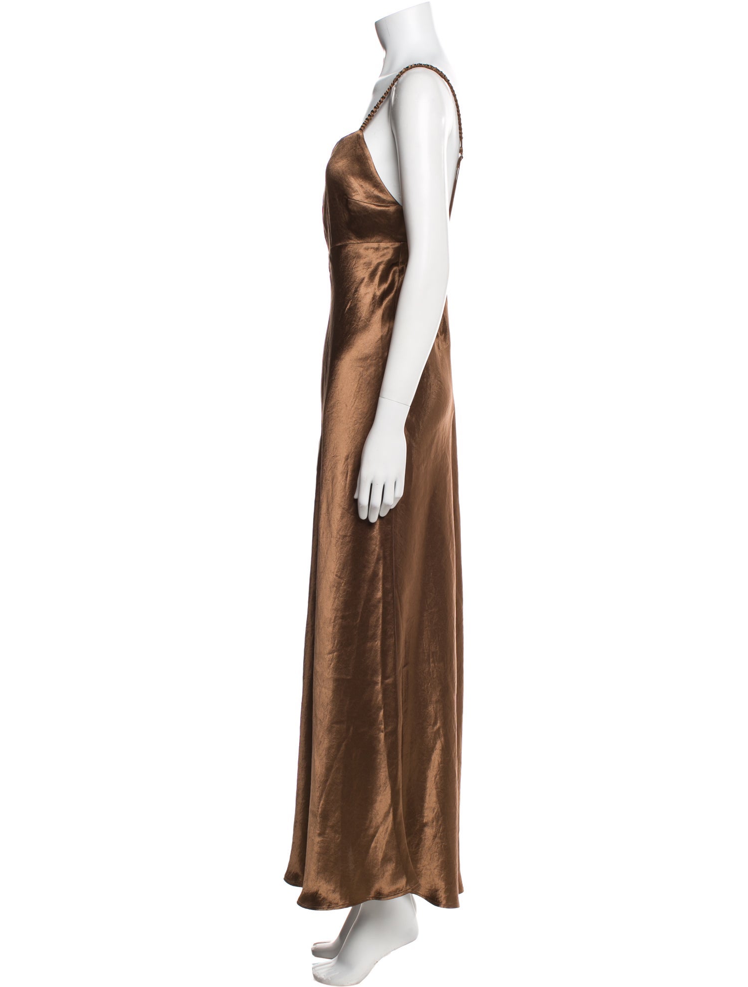 Max Mara Leisure Square Neckline Long Dress w/ Tags