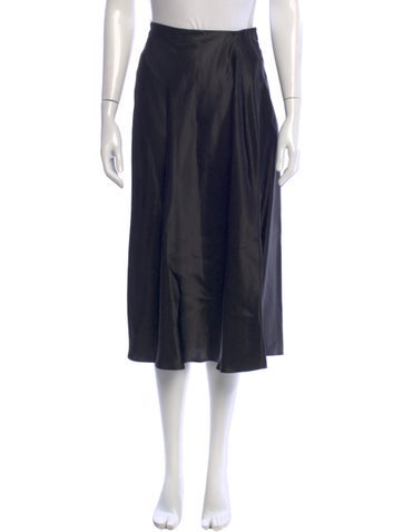 Pre-owned Max Mara Midi Length Skirt In Black