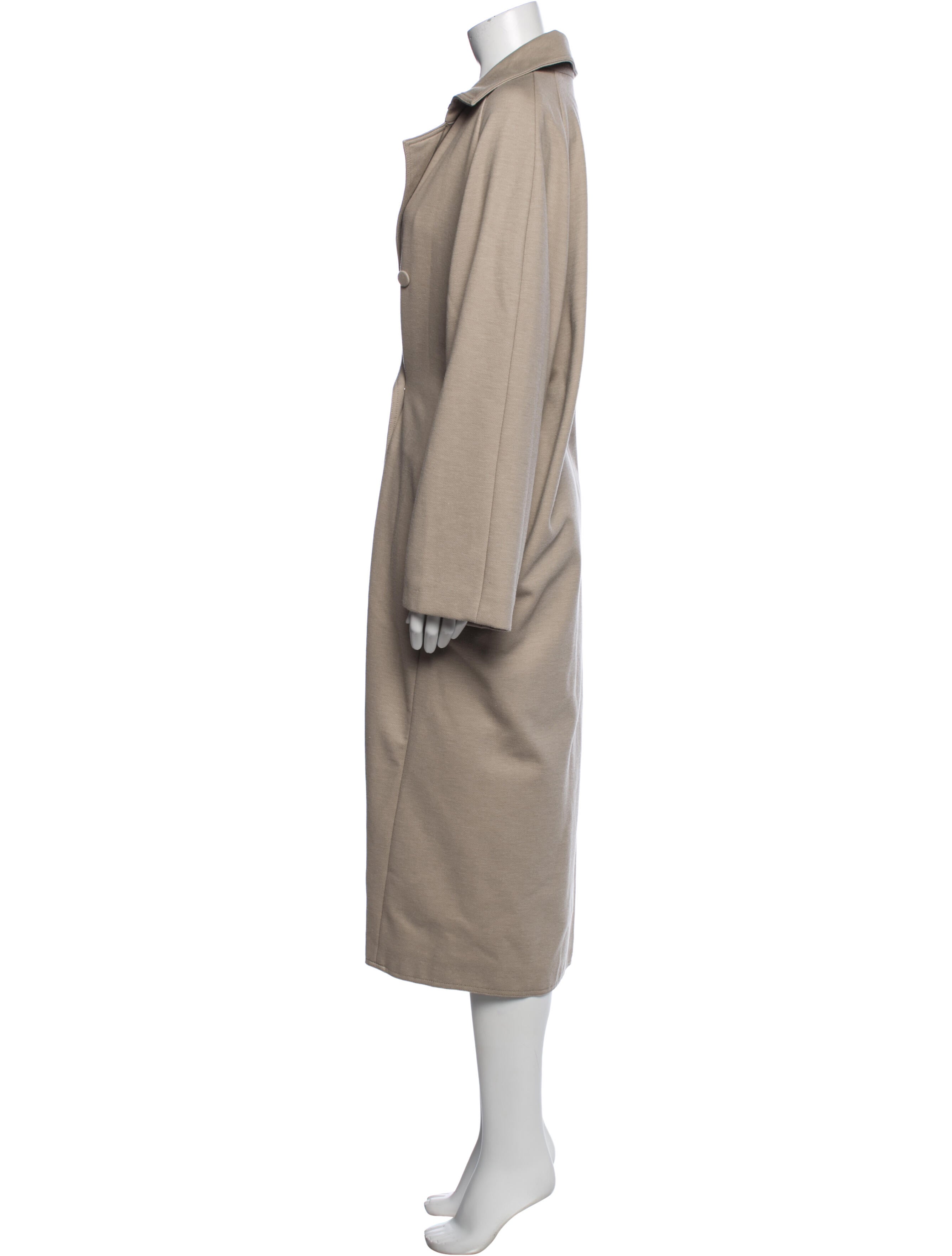 Louis Feraud Virgin Wool Coat - Black Coats, Clothing - WLOFE29443
