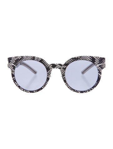 Mykita + Maison Martin Margiela Embossed Metal Sunglasses