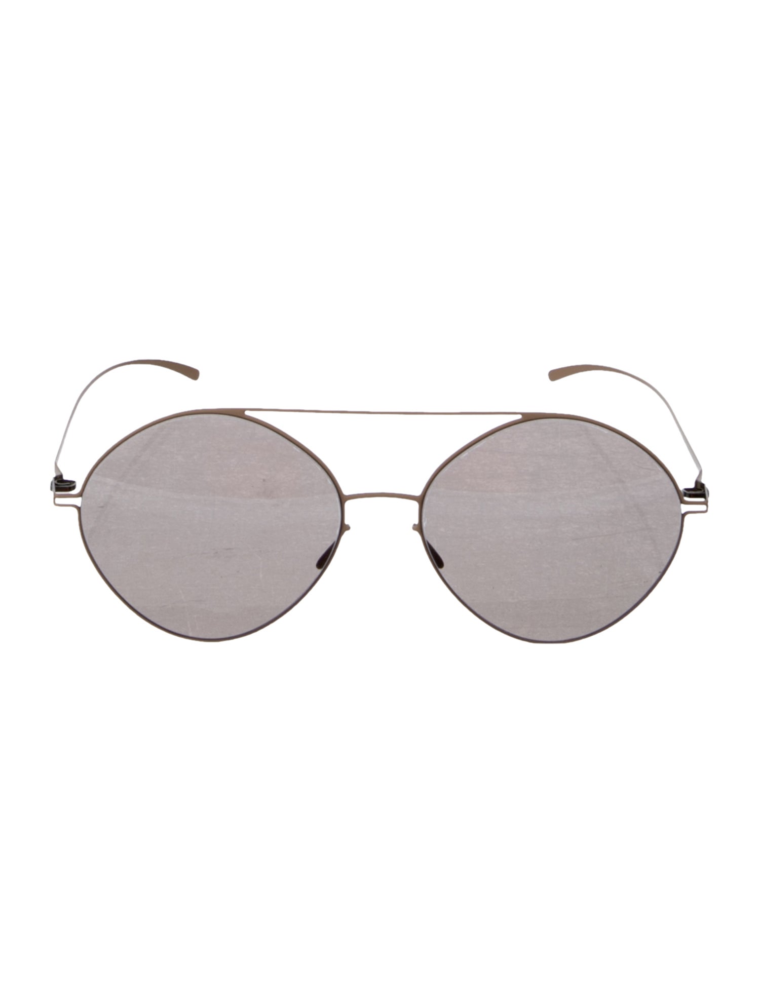 Mykita + Maison Martin Margiela Aviator Mirrored Sunglasses