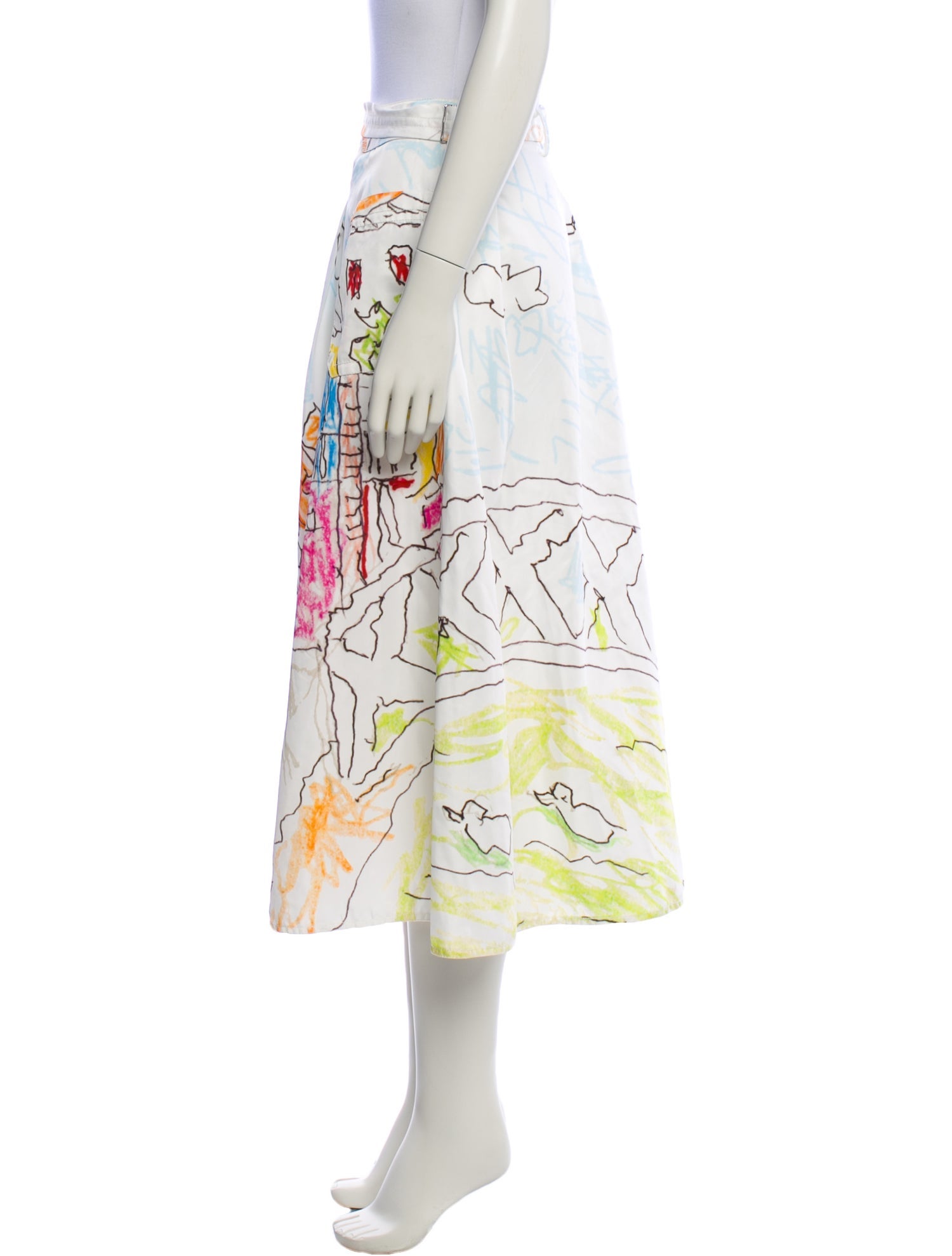 Marni x Maria Magdalena Suarez Printed Knee-Length Skirt
