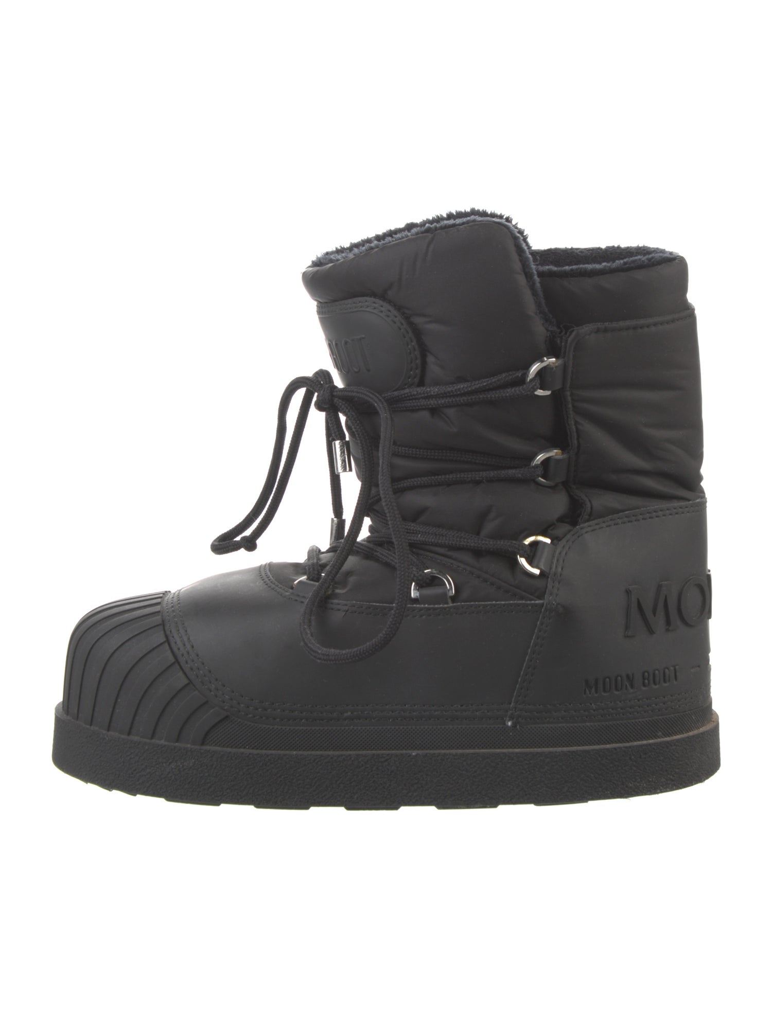Moncler x Moon Boot Nylon Lace-Up Boots
