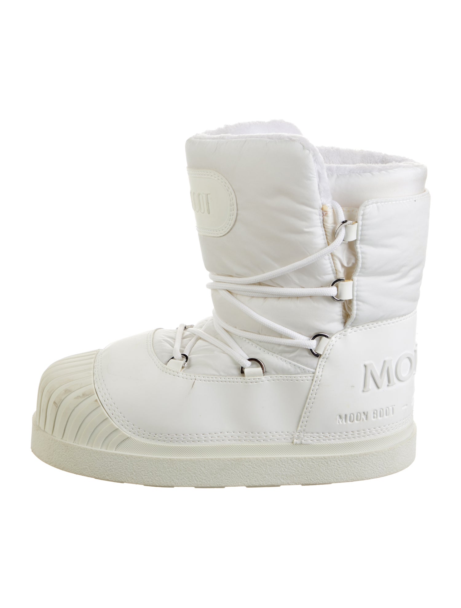 Moncler x Moon Boot Nylon Lace-Up Boots
