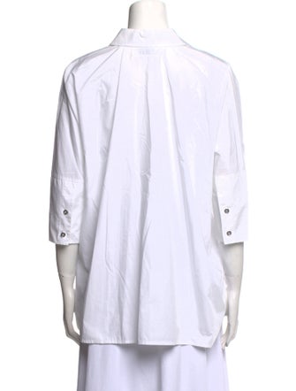 MM6 by Maison Martin Margiela x Opening Ceremony Three-Quarter Sleeve Button-Up Top