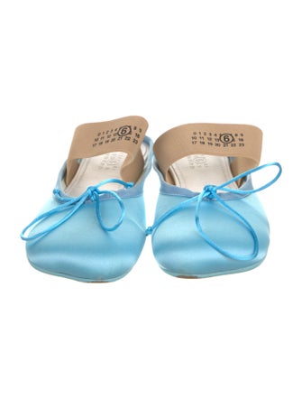 MM6 by Maison Martin Margiela x Opening Ceremony Satin Printed Ballet Flats